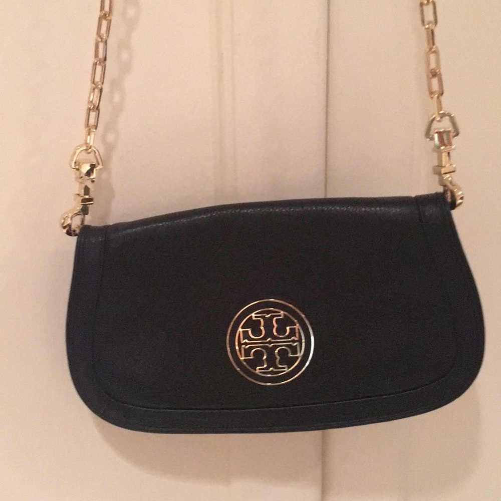 Black w/gold crossbody bag